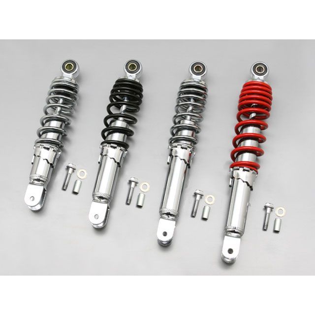 デイトナ ユニバーサルリヤショック 汎用 取付長 285mm カラー メッキ/ブラック 73539
