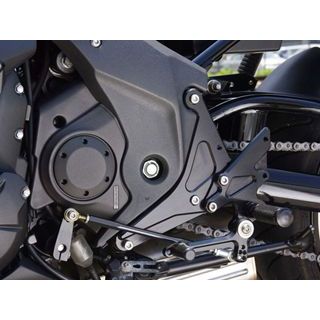 ベビーフェイス バックステップキット ER6/4f/n Ninja650/400R カラー ブラック 002-K016BK|モトメガネ 店