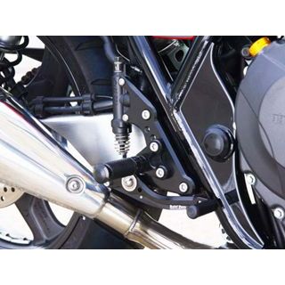 ベビーフェイス バックステップキット CB400 カラー シルバー 002-H018SV