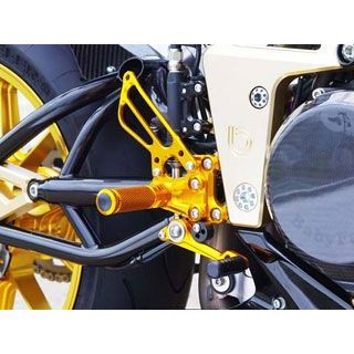 ベビーフェイス バックステップキット DB6 カラー ブラック 002-DB006BK|モトメガネ 店