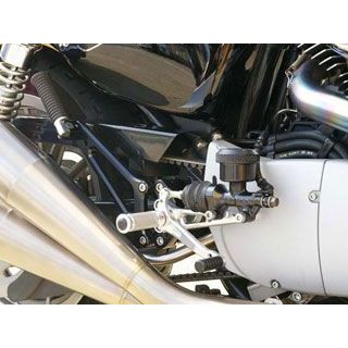 ベビーフェイス バックステップキット タンデムブラケット付（ブラック） SPORTSTER XL883/1200 002-HD006BKTb