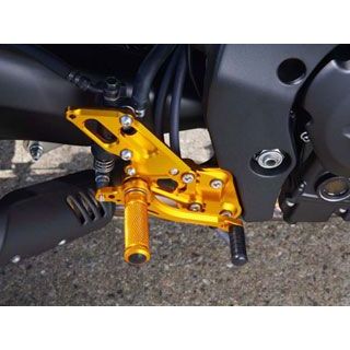ベビーフェイス バックステップキット FZ1/FZ8/Fazer8 仕様 ノーマルパターン カラー ゴールド 002-Y011GDb|モトメガネ 店