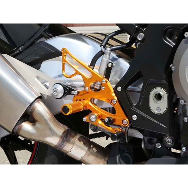 ベビーフェイス バックステップキット S1000RR カラー シルバー 002-BM008SV