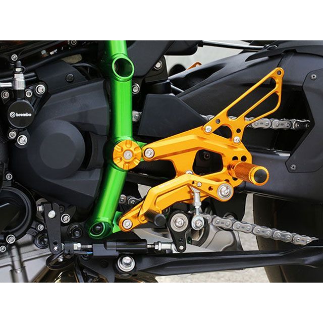 ベビーフェイス バックステップキット H2 仕様 逆 カラー ブラック 002-K026BKR
