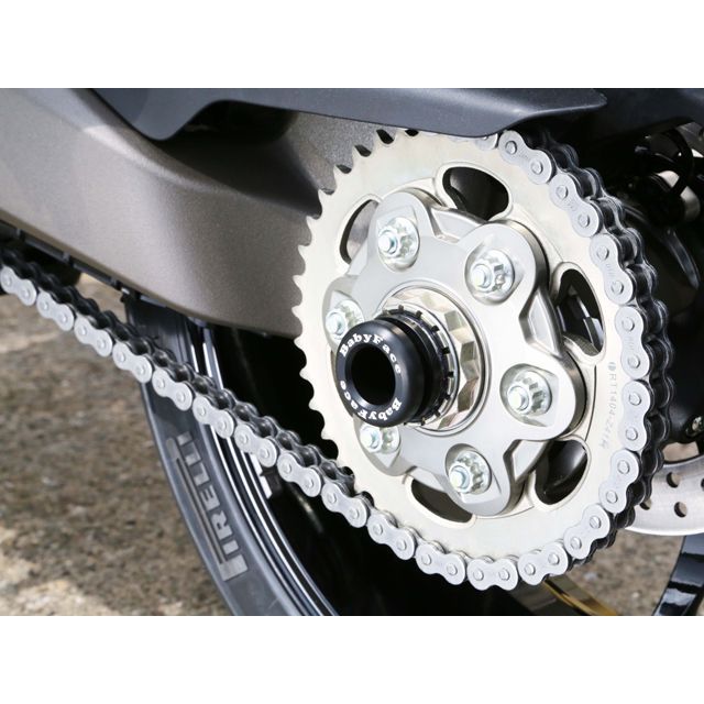 ベビーフェイス リアアクスルプロテクター モンスター1200 モンスター1200S 006-AD008｜モトメガネ 店