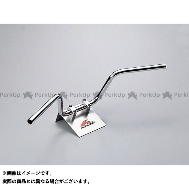 ハリケーン ヨーロピアン4型 ハンドルセット（クロームメッキ） エイプ100（ドラムブレーキ車） エイプ50（キャブレター車） H020-073C