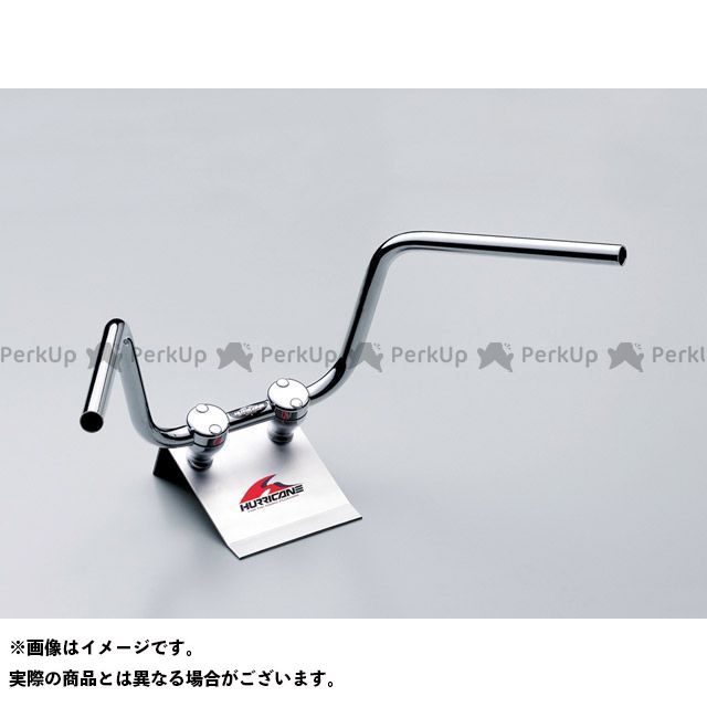 ハリケーン 200アップ3型プルバック ハンドルセット（クロームメッキ） SR400 キャブ/ＦＩ（ディスクブレーキ車） H304-013C｜モトメガネ 店