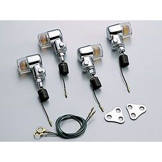 ハリケーン ミニウインカーキット SR400 SR500 カラー オレンジレンズ HA5703-02