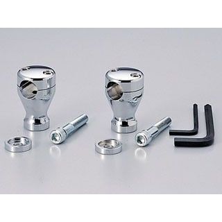 ハリケーン φ1インチ ハンドルポスト 2インチドラッグポストベーシック カラー クロームメッキ HB0421