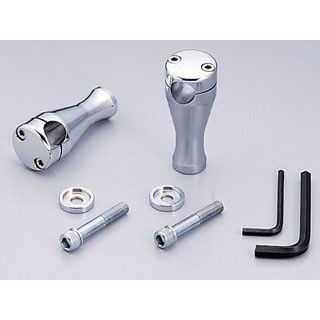 ハリケーン φ1インチ ハンドルポスト 4インチドラッグポストベーシック HB0424｜モトメガネ 店