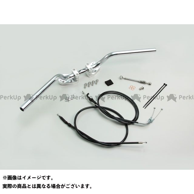 ハリケーン ヨーロピアン1型 バーハンドルキット Ninja250 ABS カラー シルバー HBK683AS