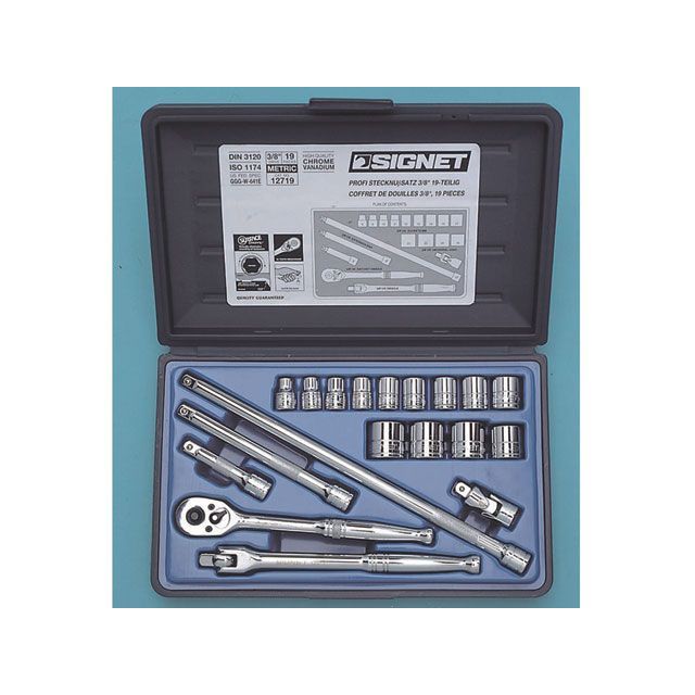 シグネット 12719（＃812913B） 3/8DR 19PC MM ソケットレンチセット 12719