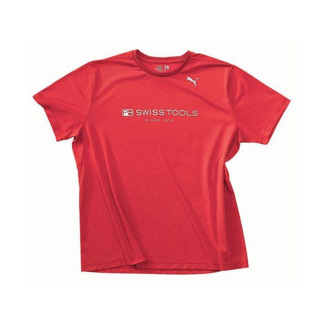 PBスイスツールズ 2751 PBスイスツール プーマTシャツ（レッド） サイズ S ・2751S｜モトメガネ 店