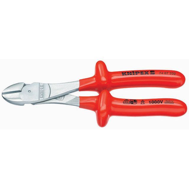 クニペックス 7407-250 絶縁強力斜ニッパー 1000V ・7407-250|モトメガネ 店
