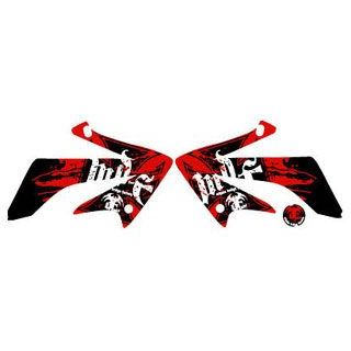 【メーカー直送】エムディーエフ XR230（08-） グラフィックキット ブラッディーモデル レッドタイプ XR246 タイプ シュラウドセット M06XR230-C-RD-SH