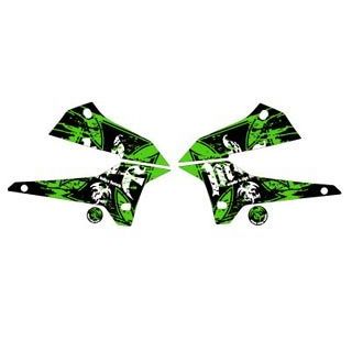 【メーカー直送】エムディーエフ D-TRA X（08-） グラフィックキット ブラッディーモデル グリーンタイプ D-TRACKER X タイプ シュラウドセット M08DTR-C-GR-SH