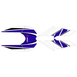 注目のブランド Yzf R6 エントリーで最大p倍 Mdf ドレスアップ カバー エムディーエフ タイプ タンクセット 車体色 ブラック用ブルータイプ ストロボモデル グラフィックキット Yzf R6 08 16 Mhakfar Co Il