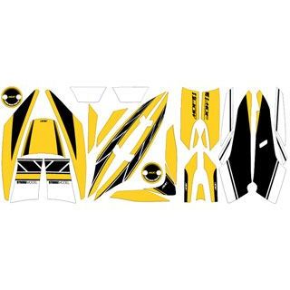 【メーカー直送】エムディーエフ TMAX(08-11) グラフィックキット ストロボモデル パンプキンイエロータイプ TMAX タイプ コンプリートセット M08TMAX-D-PY-ALL|モトメガネ 店