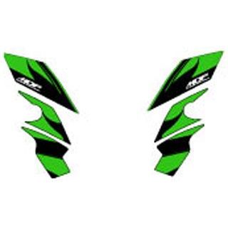 【メーカー直送】エムディーエフ KLX125（10-） グラフィックキット ファイアーモデル グリーンタイプ KLX125 タイプ ライトカウルセット MKLX125-B-GR-LC