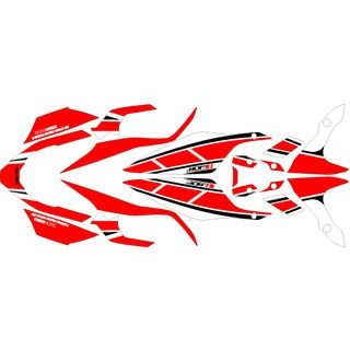 【メーカー直送】エムディーエフ MT-07(14-17) グラフィックキット ストロボモデル レッドタイプ MT-07 タイプ コンプリートセット MMT07-D-RD-ALL|モトメガネ 店