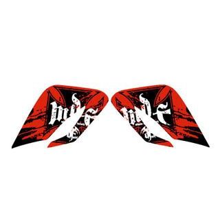 【メーカー直送】エムディーエフ SEROW（05-） グラフィックキット ブラッディーモデル レッドタイプ SEROW タイプ シュラウドセット MSER05-C-RD-SH