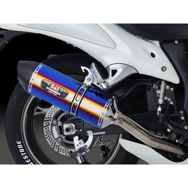 楽天市場】YOSHIMURA Slip-On R-77J サイクロン 2本出し EXPORT SPEC サイレンサー：STBS（チタンブルーカバー/ステンレスエンドタイプ）  110-509-5V80B ヨシムラ マフラー本体 バイク 隼 ハヤブサ : モトメガネ 楽天市場店