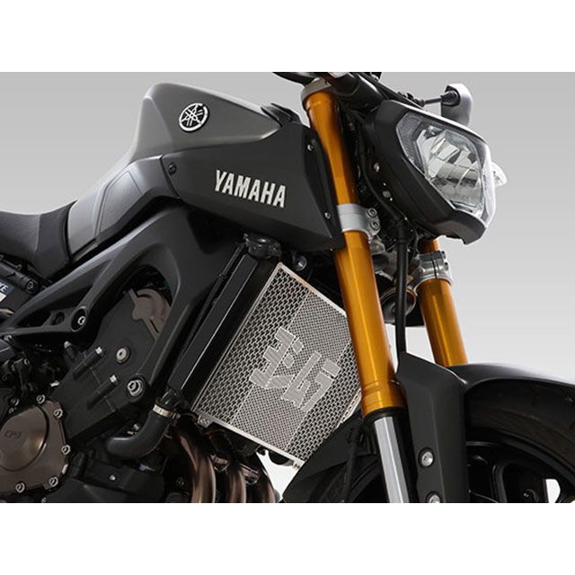 YOSHIMURA MT-09 トレーサー900・MT-09トレーサー XSR900 ラジエター関連パーツ ラジエターコアプロテクター Silver ヨシムラ