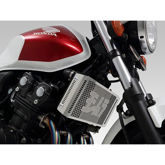 ヨシムラ ラジエターコアプロテクター Silver CB400SF Revo CB400SF 454-452-0000|モトメガネ 店