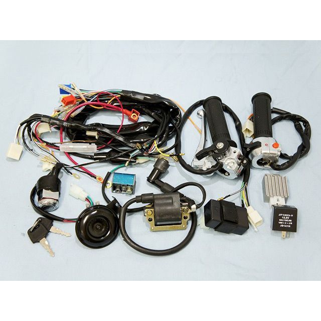 ジーエムモト メインハーネス＆電装パーツ キット 12Vダックス 仕様 シャリー用 dax-00011