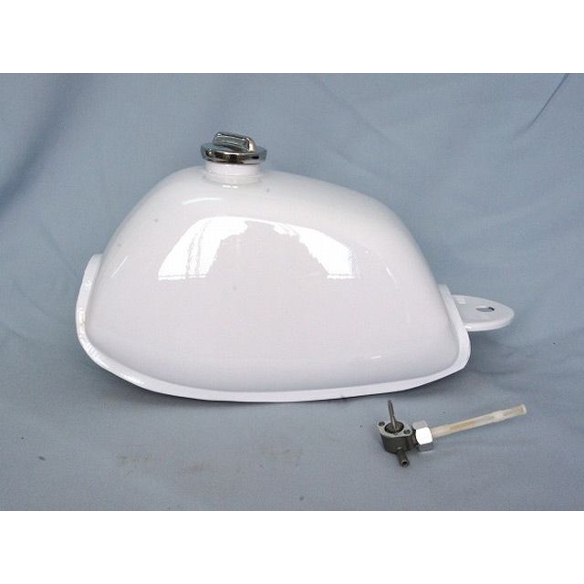 ジーエムモト 4リッターガソリンタンク for4リッターフレーム モンキー カラー ホワイト mky-00132-WH|モトメガネ 店