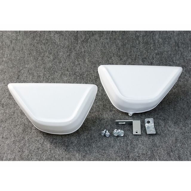 ジーエムモト モンキー用4Lタイプ サイドカバー左右セット モンキー カラー 白塗装 mky-00162-WH