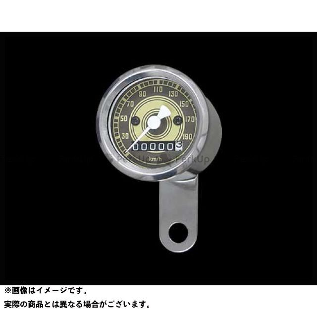 ネオファクトリー 48mmアナログスピードメーター オールドフェイス 2：1 -95y 汎用 カラー ステンレス ・012317