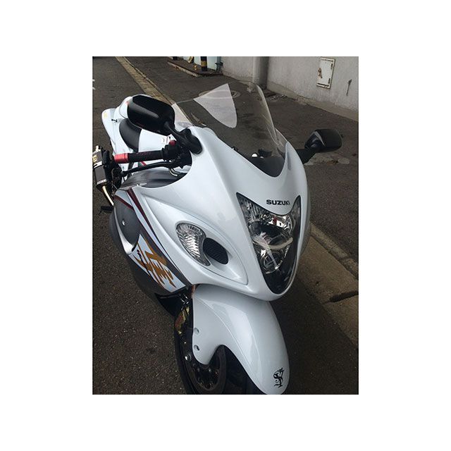 アクリポイント GSX1300R隼 2008-2015用スクリーン ストリート（クリア） GSX1300R隼 130241｜モトメガネ 店