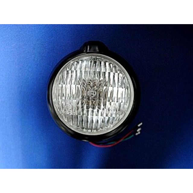 部品屋K&W オールドスクールヘッドライト 汎用 カラー ブラック P60444