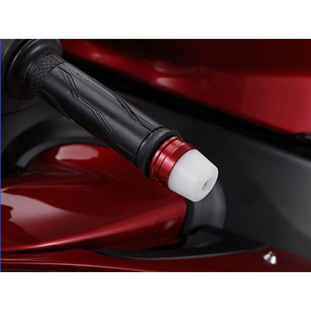 アグラス バーエンド 2ピースタイプ YZF-R1 カラー ブラック/ホワイト 301-269-000BKW