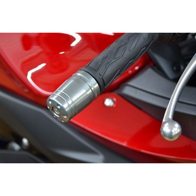 アグラス アルミバーエンド B-KING GSX250R カラー レッド 300-392-000R