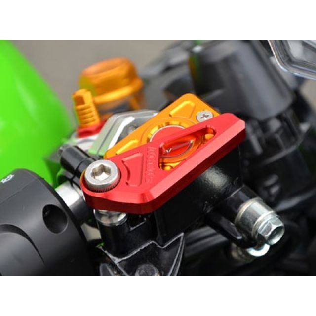 アグラス フロントマスターキャップ＆ガードセット Ninja250SL カラー レッド 325-495-002R