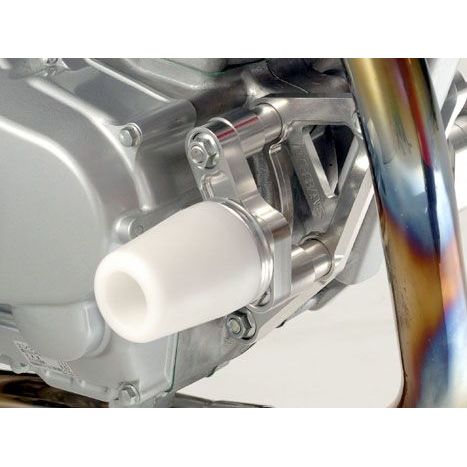 アグラス レーシングスライダー フレーム APE50/100 XR50/100 ジュラコンカラー ホワイト タイプ ロゴ無 342-104-000