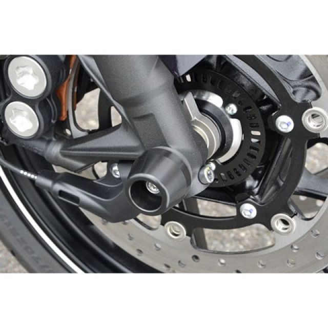 アグラス アクスルプロテクター コーンタイプ MT-09 タイプ アルミ カラー シルバー 343-273-A0S｜モトメガネ 店