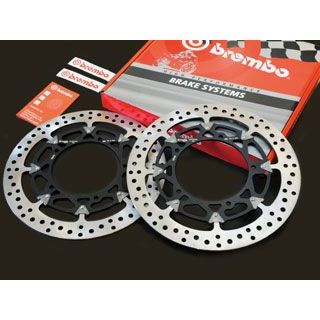 ブレンボ T-DRIVE フローティングディスク 左右セット DIA320 DUCATI 208.A985.10｜モトメガネ 店