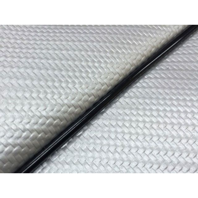 グロンドマン W650（99年 EJ650A1/C1） 国産シートカバー 張替 カーボンシルバー W650 ライン - 仕様 黒パイピング GH5556KC170P10