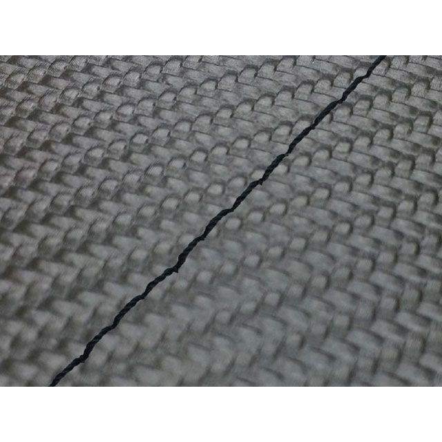 グロンドマン W650（99年 EJ650A1/C1） 国産シートカバー 張替 カーボンブラック W650 ライン - 仕様 黒ステッチ GH5556KC160S10