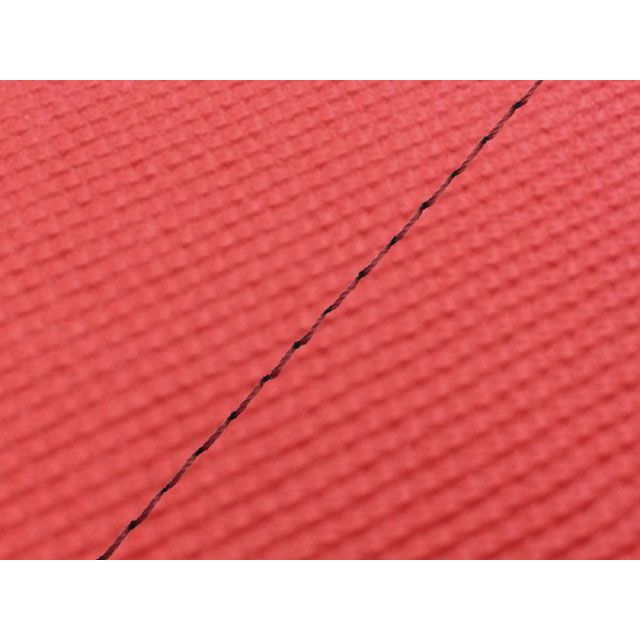 グロンドマン W650（99年 EJ650A1/C1） 国産シートカバー 張替 スベラーヌレッド W650 ライン - 仕様 赤ステッチ GH5556KC440S40