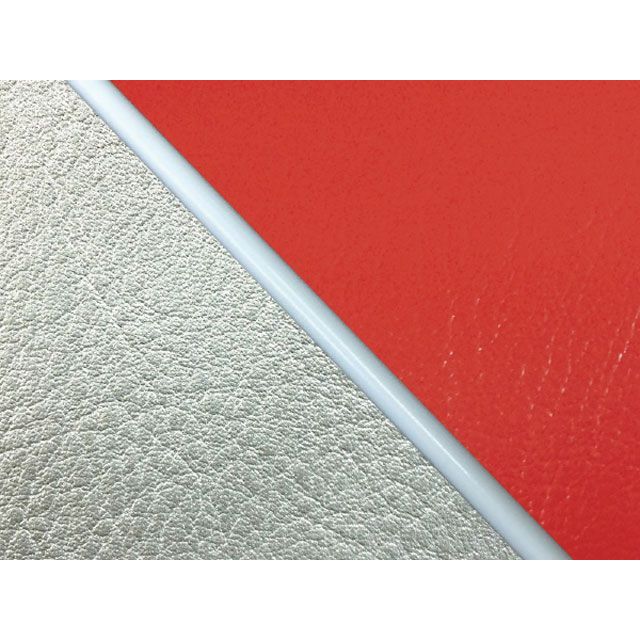 グロンドマン W650（99年 EJ650A1/C1） 国産シートカバー 張替 赤 W650 ライン シルバーライン 仕様 白パイピング GH5557KC454P20