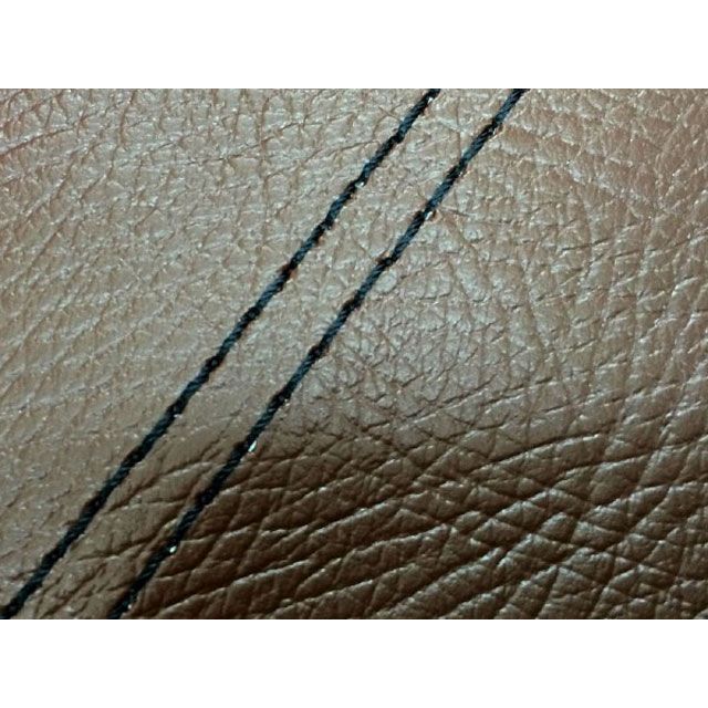 グロンドマン W650（99年 EJ650A1/C1） 国産シートカバー 張替 茶色 W650 ライン - 仕様 黒ダブルステッチ GH5556KC60SW10