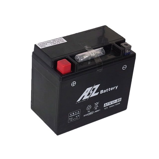 エーゼット オートバイ用バッテリー ATX12-BS（液入充電済） 汎用 ATX12-BS