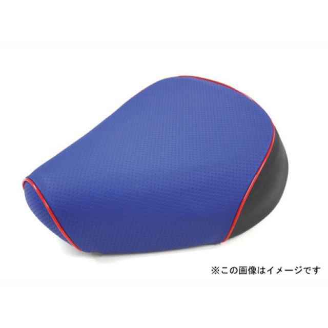 グロンドマン ZZ（CA1PB） 国産シートカバー エンボスブルー ZZ タイプ 張替 仕様 赤パイピング GH19SC260P40