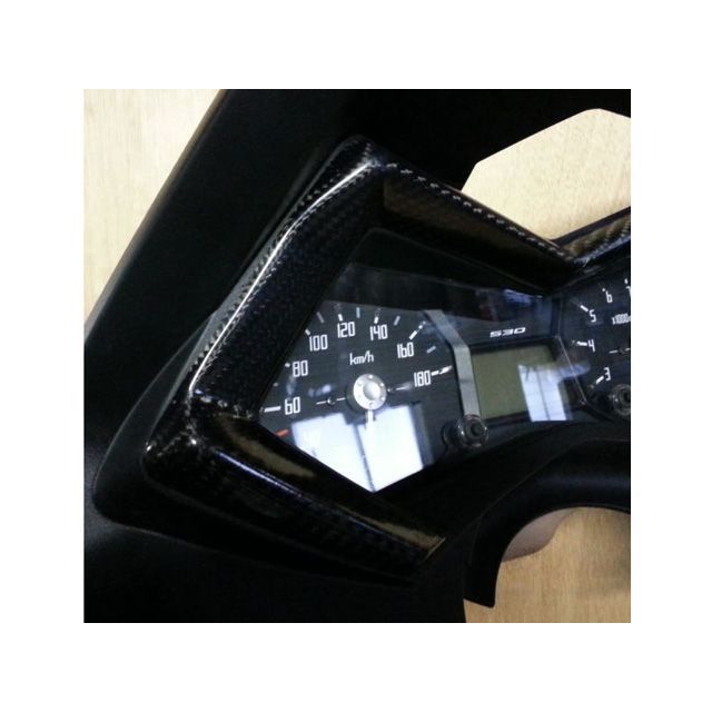 【メーカー直送】弥生 メーターカバー2 T-MAX530 素材 シルバーカーボン SJ12J-210SCF|モトメガネ 店