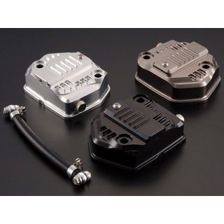 シフトアップ オイルシャワービレットヘッドカバー カラー シルバー 201001-03|モトメガネ 店
