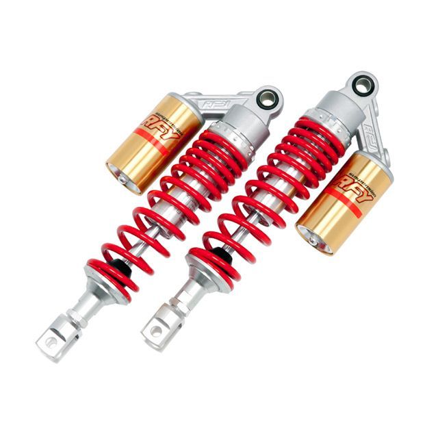 アールエフワイ リアショック(20mm車高アップ) GSX750S刀 カラー ゴールドレッド sagr3001|モトメガネ 店